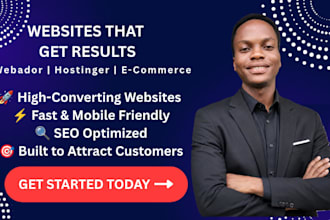 build webador website, hostinger, shift4shop, bigcommerce, webador redesign