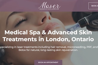 design medical spa and aesthetic websites that convert