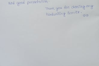 do neat and beautiful handwriting