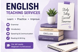 translate english to arabic and teach english professionally