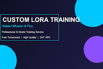 train a custom lora model for stable diffusion or flux