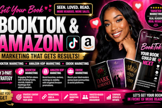 do viral booktok promotion, amazon book promotion and ebook marketing