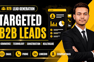 find targeted b2b leads for ecommerce, technology, construction and healthcare