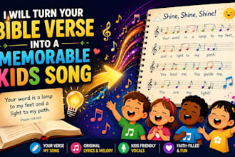 turn your bible verse into a memorable kids song