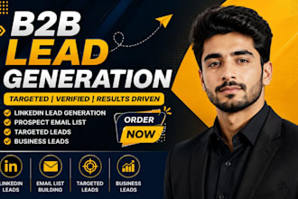 do b2b lead generation, linkedin lead generation and email list building