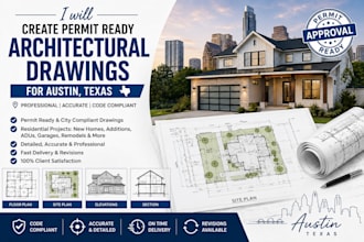 design permit ready architectural drawings for austin texas