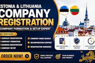 do company registration, estonia and lithuania company formation and setup
