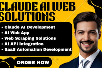 design, develop, revamp claude website claude webapp webscraping using claude ai