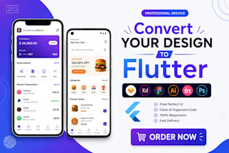 convert figma UI to flutter code with responsive layout