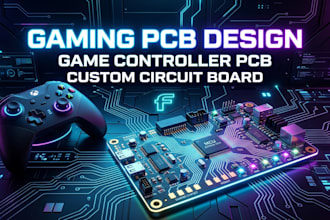 design gaming pcb, game controller pcb and custom circuit board