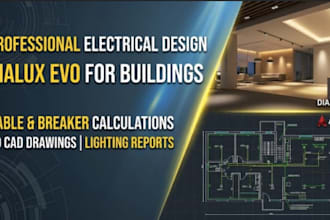 do professional dialux evo indoor and outdoor lighting design