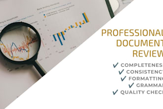 check your documents for completeness and consistency