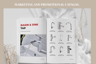 design interactive b2b catalog flipbook for hardware, sanitaryware wholesaler