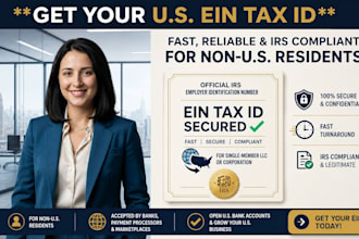 get your US ein number tax id fast for non US residents