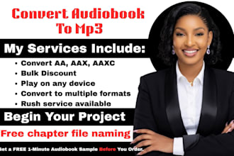 convert audiobook to mp3 or other format