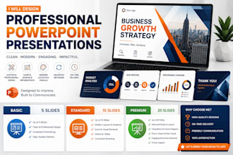 design professional powerpoint presentations, PPT slides