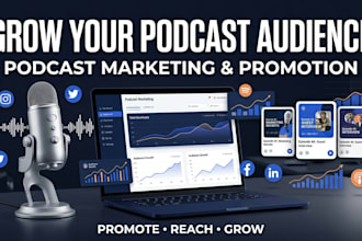 promote your podcast with podcast marketing and audience growth
