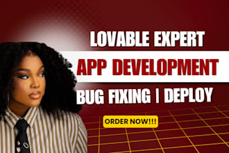 lovable expert lovable bug fixing lovable mvp design lovable app developer
