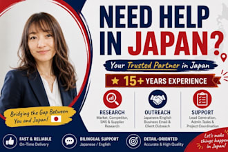 be your japan virtual assistant for research and admin tasks