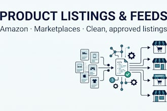 set up and optimize your product feed and listings for marketplaces
