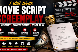 write movie script screenplay film script screenwriting