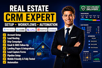 setup follow up boss kvcore automation lofty boldtrail liondesk real estate CRM