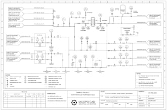 create professional autocad piping and hvac, pid and layout