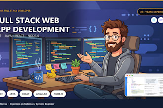 build your full stack web application with dot net java react or nodejs