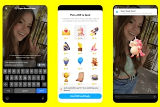 develop snapchat like app, camera app, chat app snapchat app