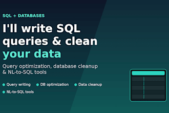 write custom sql queries and clean up your database