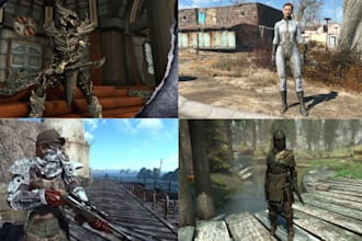 create weapons, armor for skyrim se ae mods or fallout 4, ffxiv mod