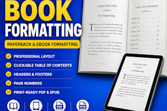 format your book for KDP paperback and ebook