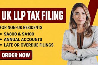 file uk llp annual accounts and sa800 tax return for non uk residents