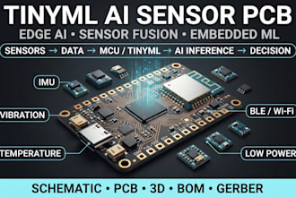 design tinyml ai sensor pcb for edge ai and embedded systems microcontroller pcb