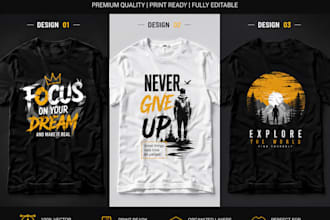do awesome t shirt design typography graphic t shirt designs