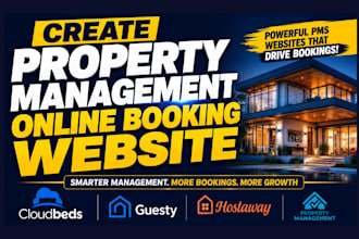 create cloudbeds guesty hostaway property management online booking website