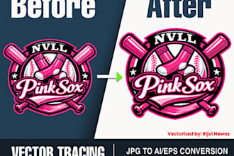 vector tracing, vectorize logo, convert image to vector, png to svg, ai eps