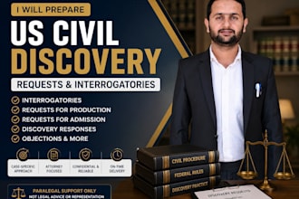 prepare US civil discovery requests and interrogatories