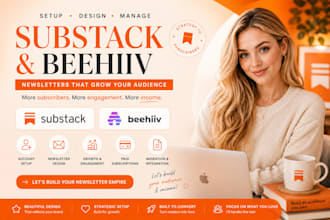 setup substack account substack newsletter design substack beehiiv newsletter