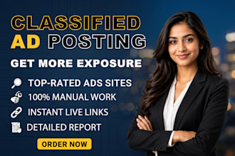 manually post your classified ads on top classified ad posting sites