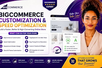 do bigcommerce customization and speed optimization