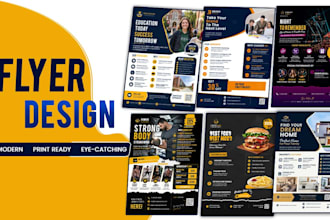 design professional custom flyer design for any business