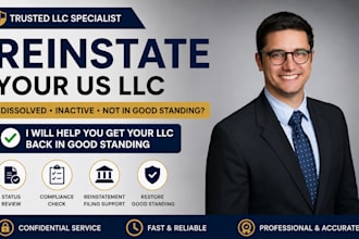 reinstate your dissolved or inactive US llc
