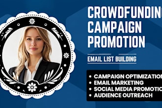 promote your crowdfunding campaign with email and social media