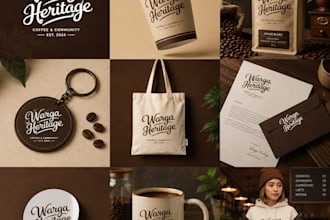 design a custom minimalist wordmark logo