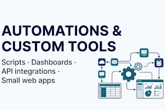 build custom automations and small web tools for your business