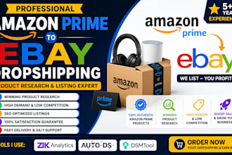 do amazon prime to ebay dropshipping listing hot selling
