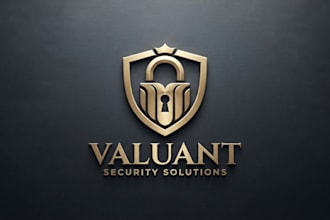 design a premium lock logo for your security brand