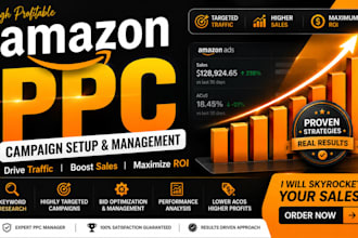do amazon PPC campaign setup and PPC management for amazon ads