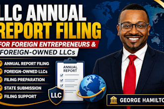 file llc annual report for new foreign entrepreneur  founders foreign owned llc